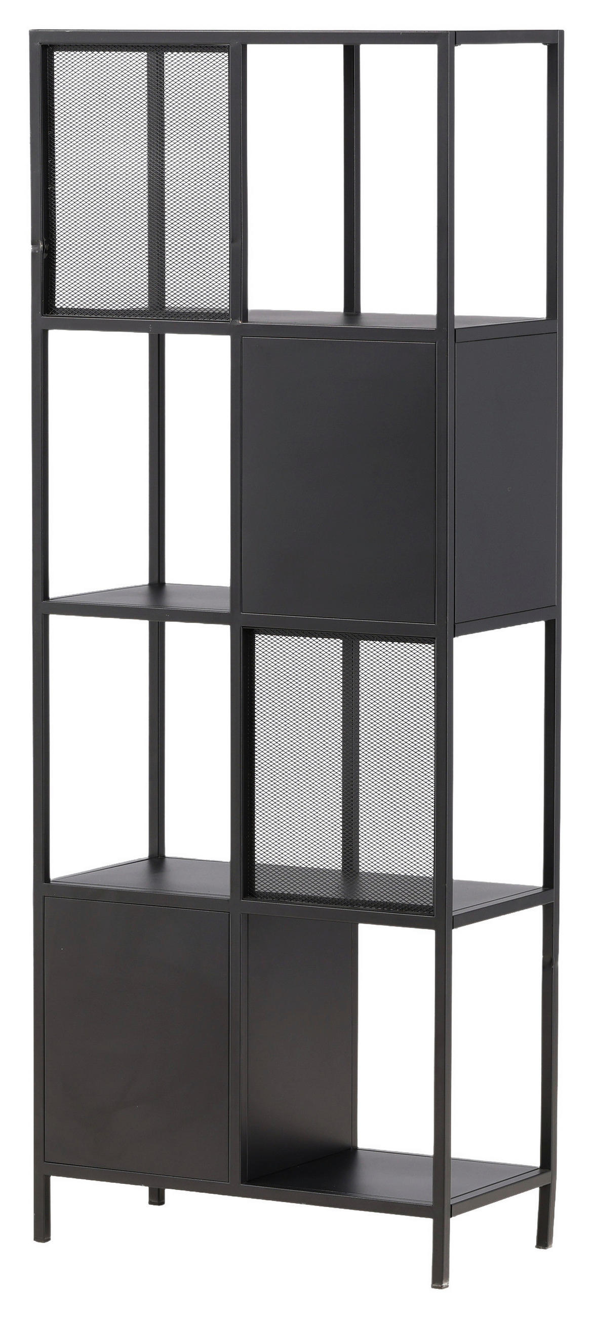 HYLLA i 70/180/35 cm svart  - svart, Design, metall (70/180/35cm) - Livetastic