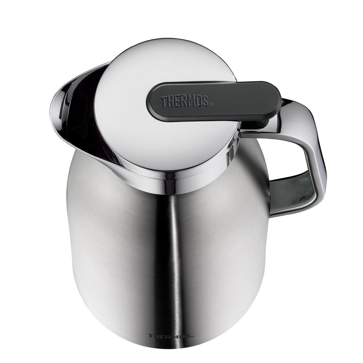 ISOLIERKANNE 1.0 l  - Silberfarben, Design, Metall (1.0l)