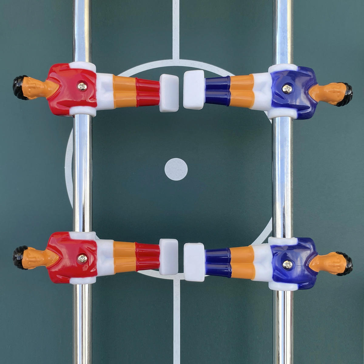 SCORPION KICK FUßBALLTISCH - Weiß, KONVENTIONELL, Holz (61/81/122cm) - Ambia Garden