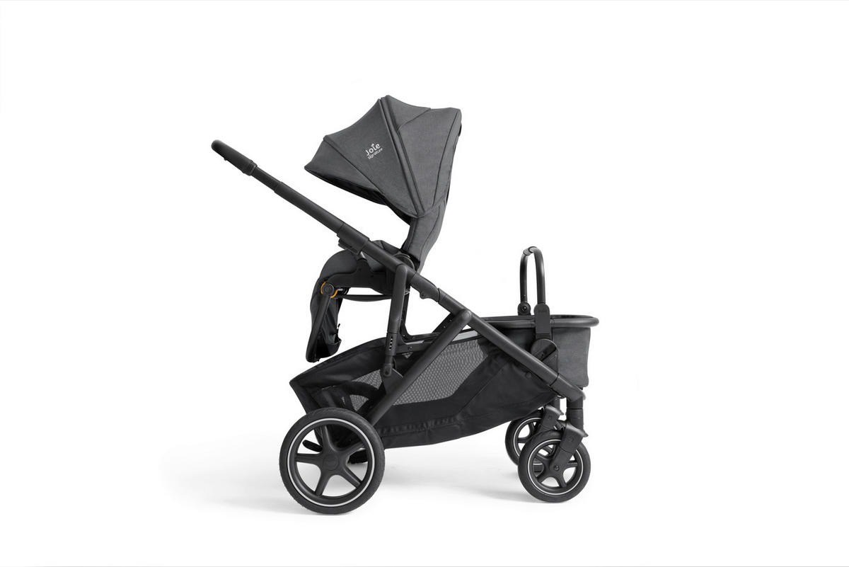 KINDERWAGENSET  Versiti 4in1  Ebony  - Blaugrau/Schwarz, Basics, Textil/Metall (64/109/114cm) - Joie
