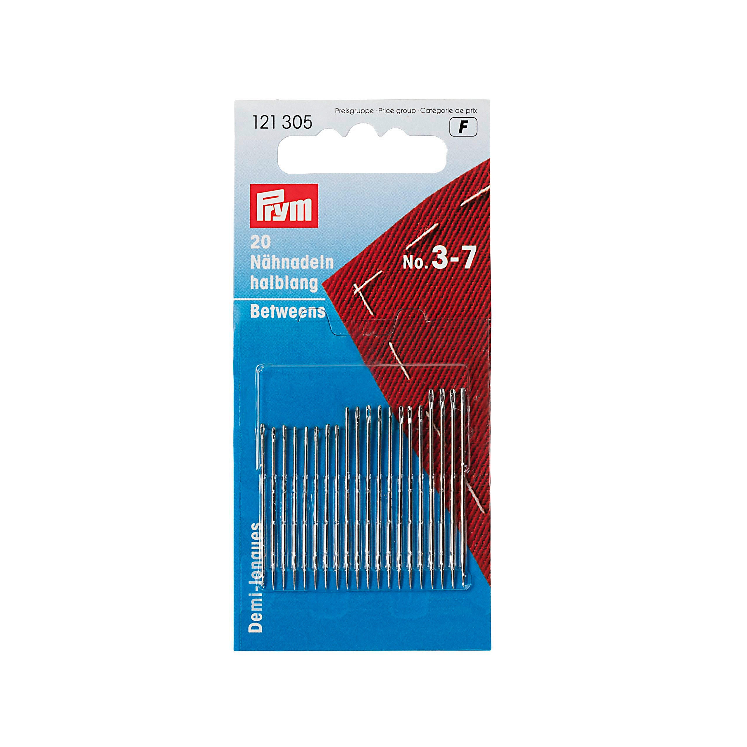 NÄHNADELNSET - Silberfarben, Basics, Metall (4.9/10.5/0.3cm)