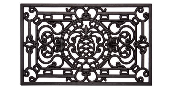 FUßMATTE 45/75 cm - Schwarz, Basics, Kunststoff (45/75cm) - Esposa