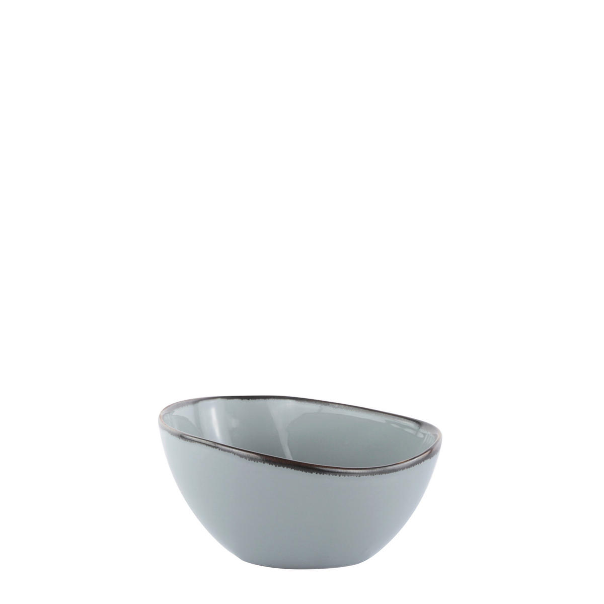 MÜSLISCHALE AQUA BLUE GRIGIO  - Blaugrau, Trend, Keramik (14,5/12,5cm) - Novel