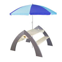 KINDER-GARTENTISCH A031.022.00 axi  - Weiß/Dunkelblau, Basics, Holz (119/75/108cm) - Ambia Garden