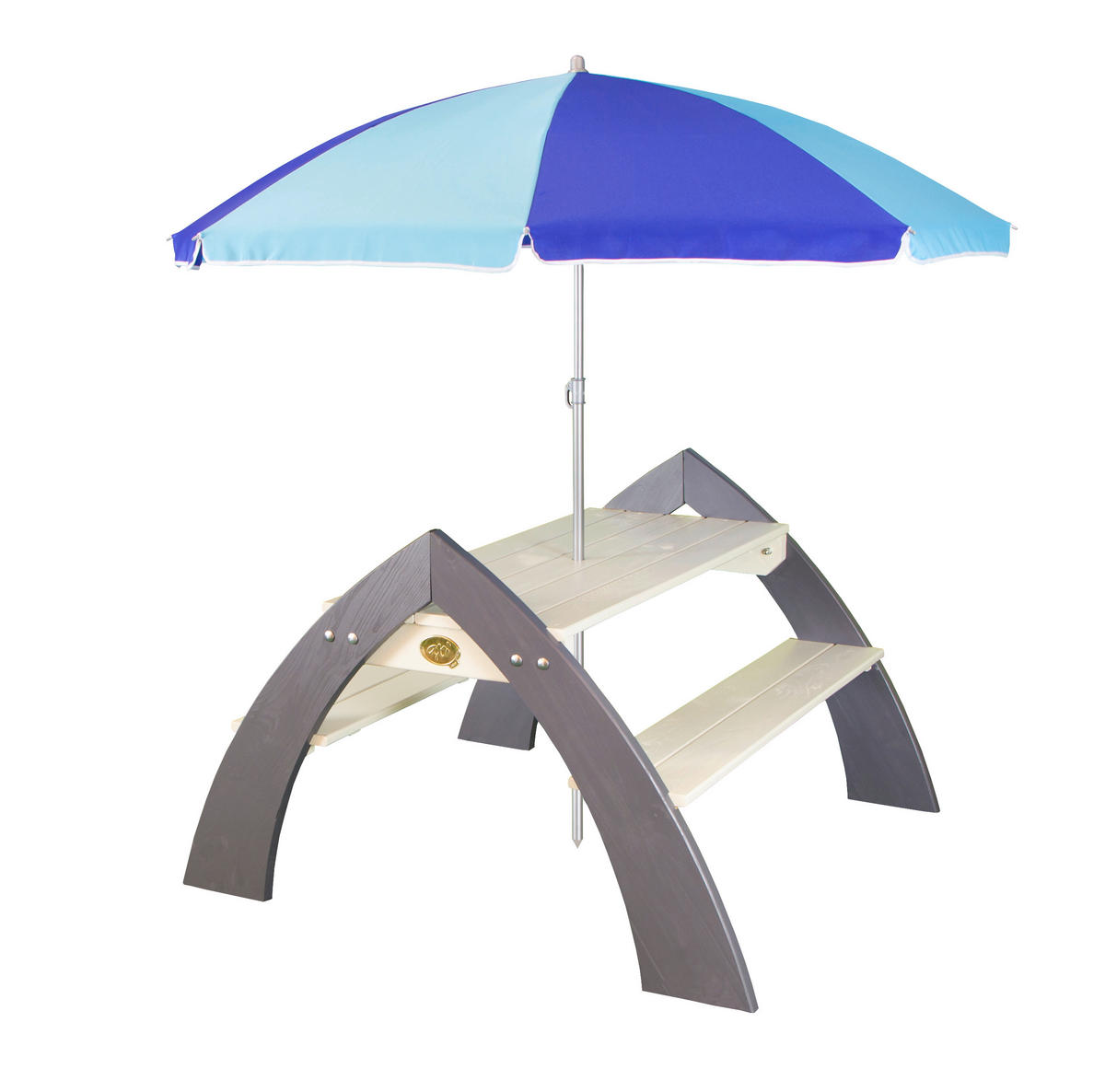 KINDER-GARTENTISCH A031.022.00 axi  - Weiß/Dunkelblau, Basics, Holz (119/75/108cm) - Ambia Garden