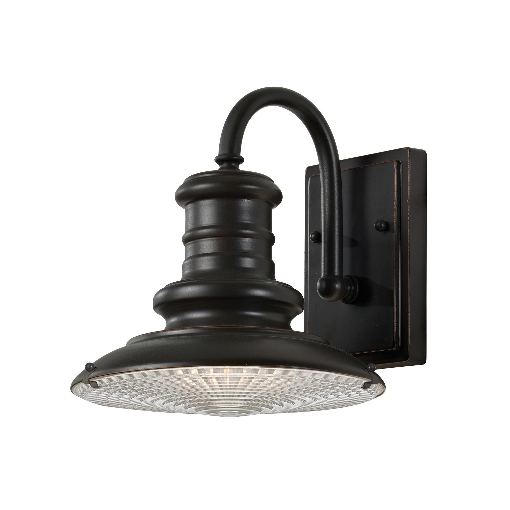 AUSSENWANDLEUCHTE - Bronzefarben, Konventionell, Glas/Metall (22.9/24.6/26.4cm) - Elstead Lighting