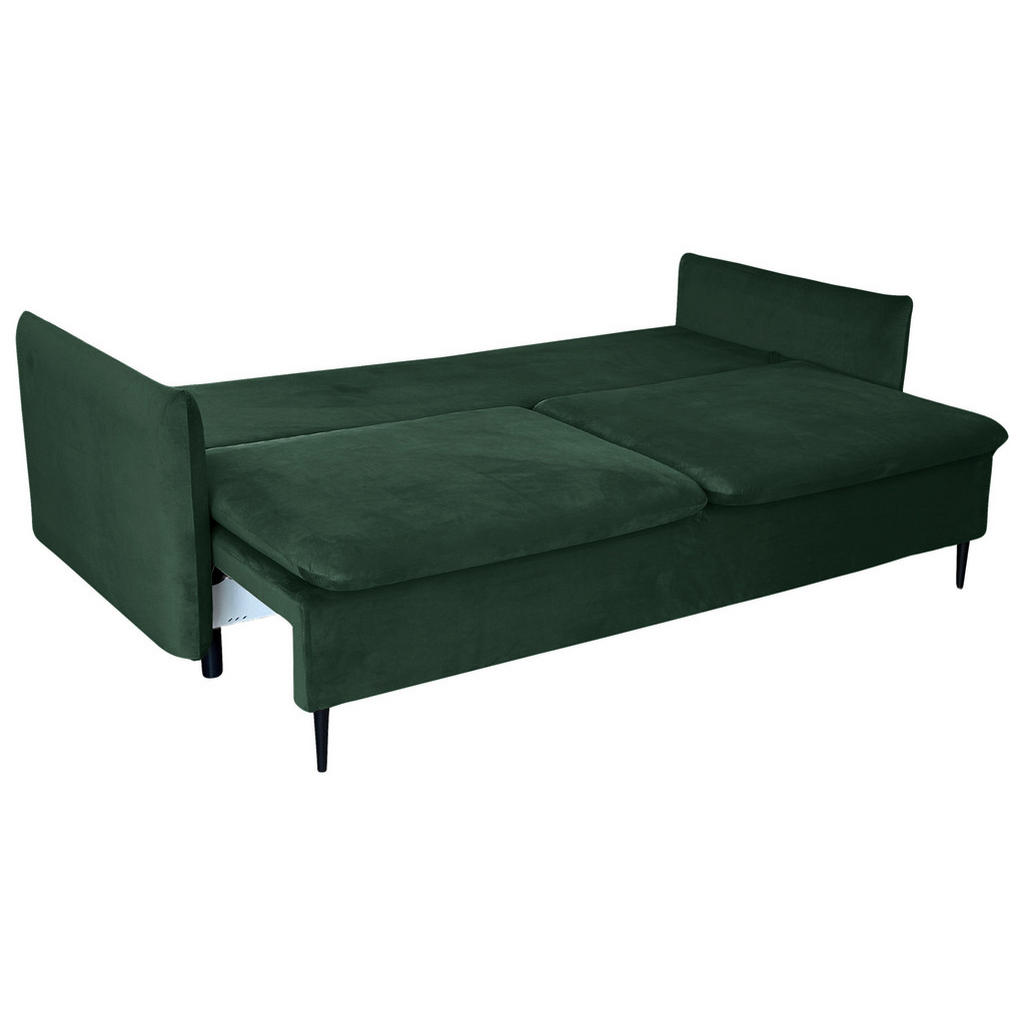 Thumbnail - Mid.you Schlafsofa, Grün, Textil, 3-Sitzer, Füllung: Polyurethan (PUR),Polyurethan (PUR),Polyurethan (Pur), 220x96x102 c...
