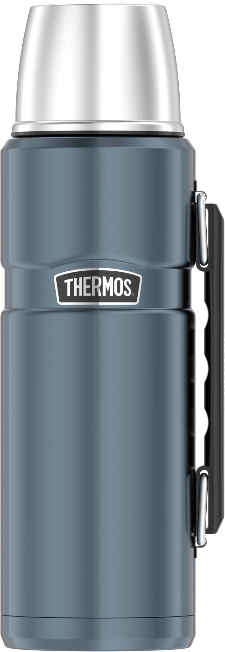 ISOLIERFLASCHE STAINLESS KING 1,2 L  - Dunkelgrau, Metall (1,2l) - Thermos