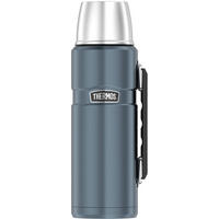 ISOLIERFLASCHE STAINLESS KING 1,2 L  - Dunkelgrau, Metall (1,2l) - Thermos