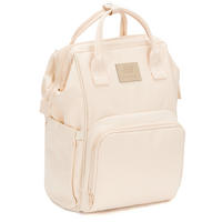 RUKSAK ZA PREVIJANJE   - boje pijeska, Basics, tekstil/plastika (27/18/42cm) - Fillikid