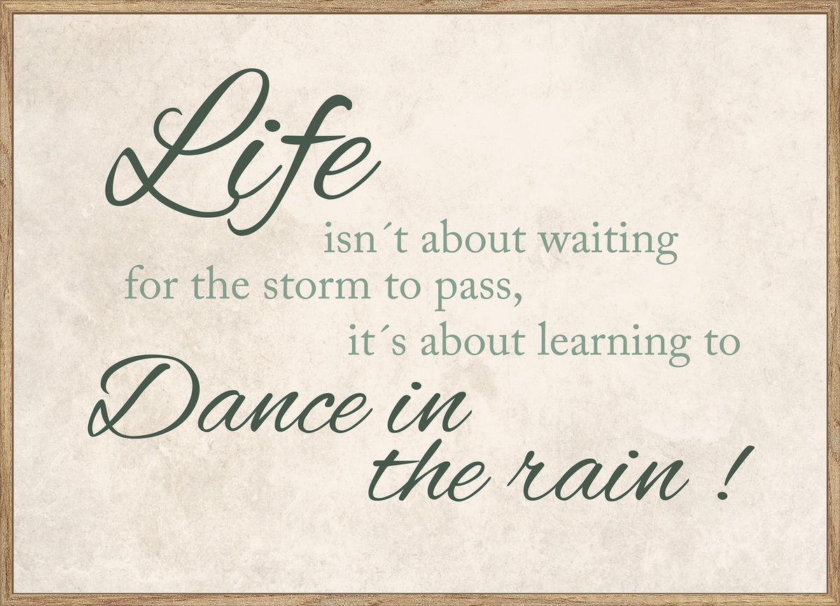 KUNSTDRUCK 70/50 cm  - Eichefarben/Multicolor, LIFESTYLE, Holzwerkstoff (70/50cm) - Monee