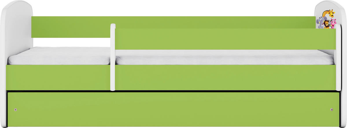 KINDER-/JUNIORBETT - Birkefarben/Weiß, MODERN, Holz/Holzwerkstoff (80/160cm) - MID.YOU