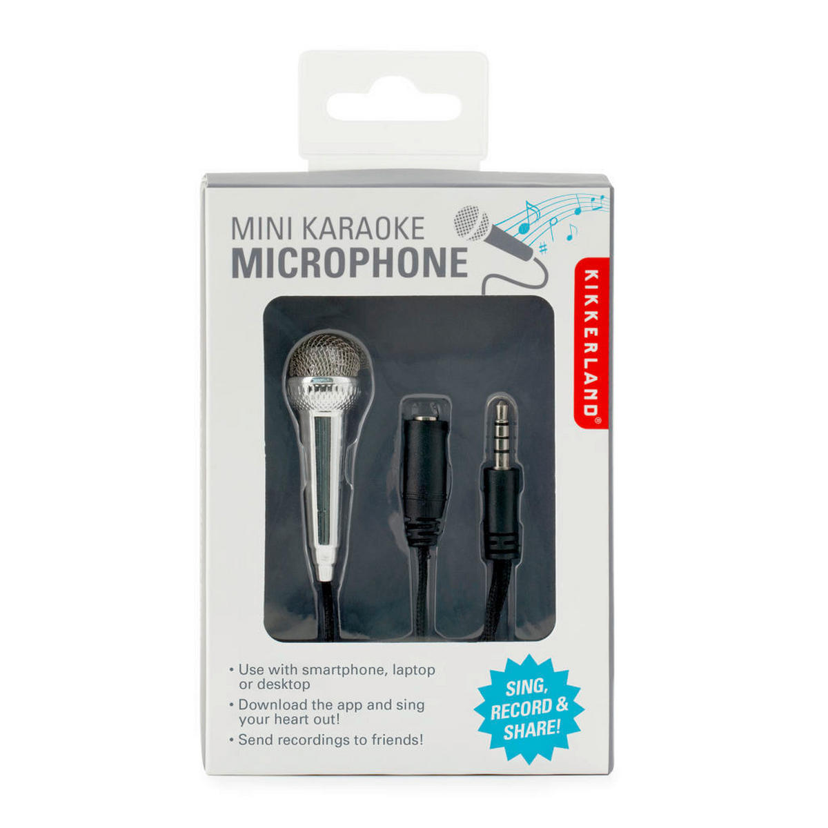 ZVUKOVÝ SYSTÉM - vícebarevná, Basics (3/16/9cm) - Kikkerland