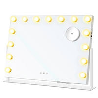 SCHMINKSPIEGEL Weiß  - Weiß, Trend, Glas/Holzwerkstoff (62,5/45,8/10cm) - Boxxx