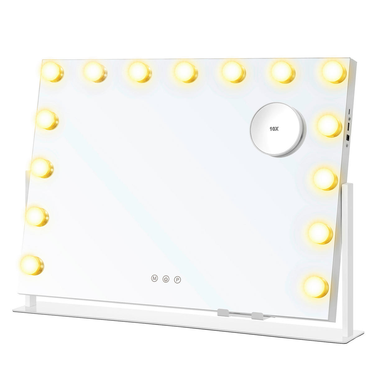 SCHMINKSPIEGEL Weiß  - Weiß, Trend, Glas/Holzwerkstoff (62,5/45,8/10cm) - Boxxx