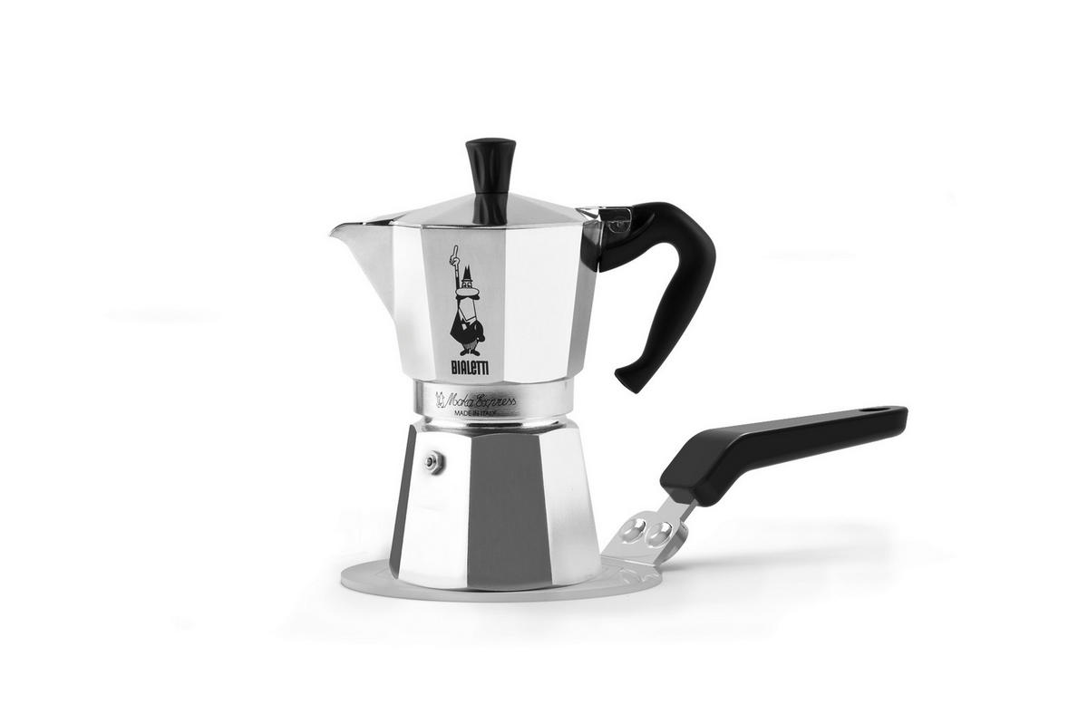 INDUKTIONSADAPTERPLATTE  - Edelstahlfarben, Basics, Kunststoff/Metall (25,5/13/5,5cm) - Bialetti