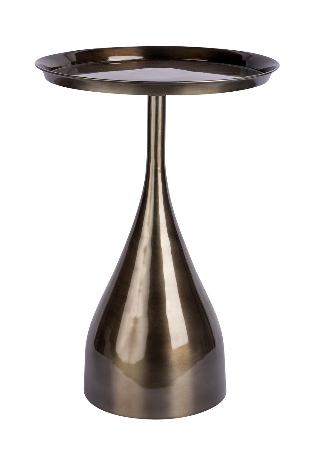BEISTELLTISCH Schwarz rund  - Schwarz, Design, Metall (40,5/58,5cm) - Kayoom