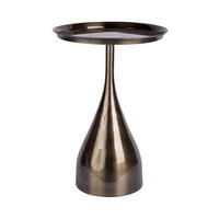 ODKLÁDACÍ STOLEK, černá - černá, Design, kov (40,5/58,5cm) - MID.YOU
