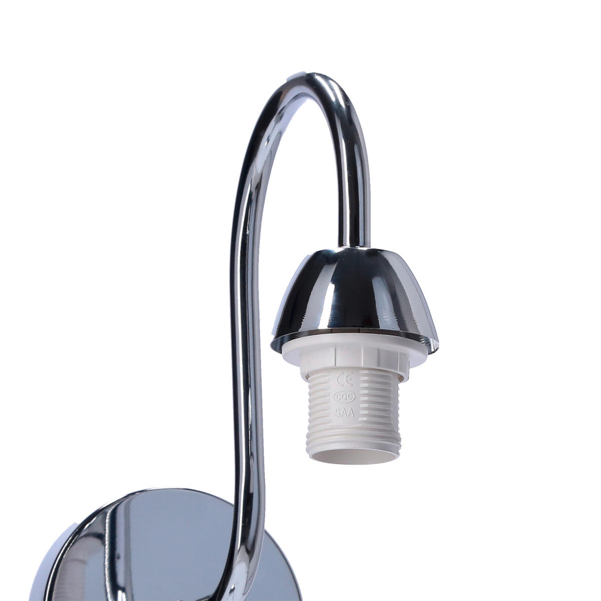 VÄGGLAMPA Luk 22/15/21 cm   - kromfärg, Basics, metall/plast (22/15/21cm)