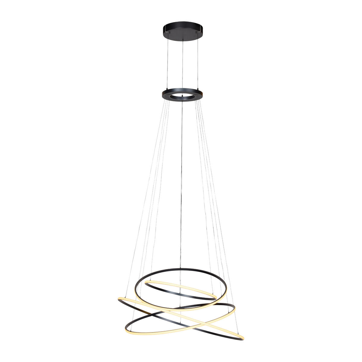 LED-PENDELLEUCHTE Pure 110/110/600 cm   - Grau, Design, Kunststoff/Metall (110/110/600cm) - Neuhaus PURE