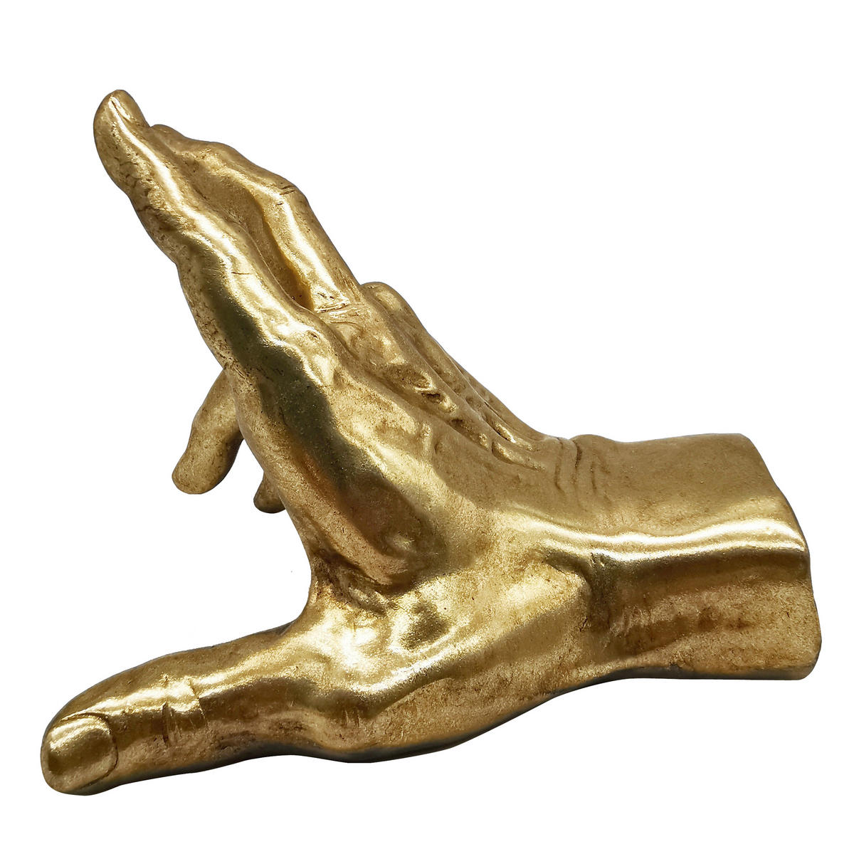 BUCHSTÜTZE - Goldfarben, Basics, Kunststoff (20,5/15,5/14cm) - Ambia Home