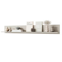 WANDBOARD138,5/18/12 cm Beige, Kaschmir  - Kaschmir/Beige, Design, Holzwerkstoff (138,5/18/12cm) - P & B