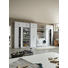 KLEIDERSCHRANK in Weiß - Silberfarben/Weiß, KONVENTIONELL, Holzwerkstoff/Kunststoff (106/194/54cm) - Xora KLEIDERSCHRANK in Weiß - Silberfarben/Weiß, KONVENTIONELL, Holzwerkstoff/Kunststoff (106/194/54cm) - Xora