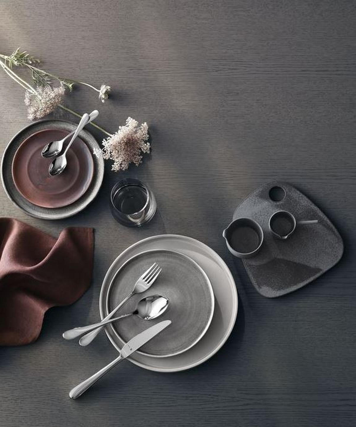 BESTECKSET Merit 30-teilig Edelstahl  - Edelstahlfarben, Basics, Metall - WMF
