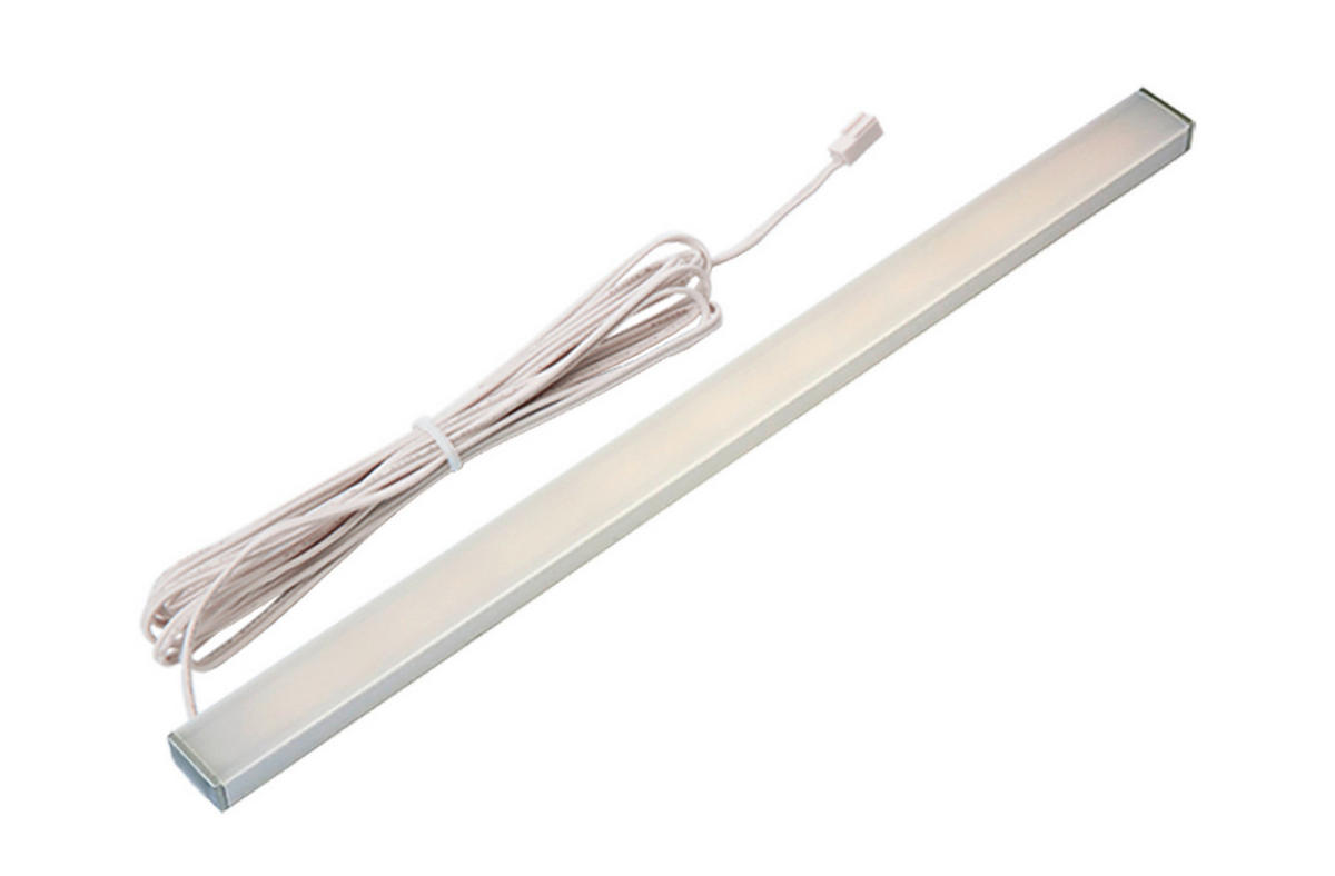 UNTERBAULEUCHTE 120/1,5/0,8 cm  - Alufarben, Basics, Kunststoff (120/1,5/0,8cm) - HKT