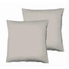 KOPFKISSENBEZUG 80/80 cm  - Grau, Basics, Textil (80/80cm) - Fleuresse