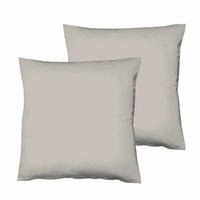 KOPFKISSENBEZUG 80/80 cm  - Grau, Basics, Textil (80/80cm) - Fleuresse