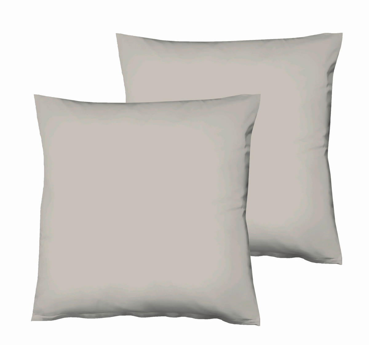 KOPFKISSENBEZUG 80/80 cm  - Grau, Basics, Textil (80/80cm) - Fleuresse