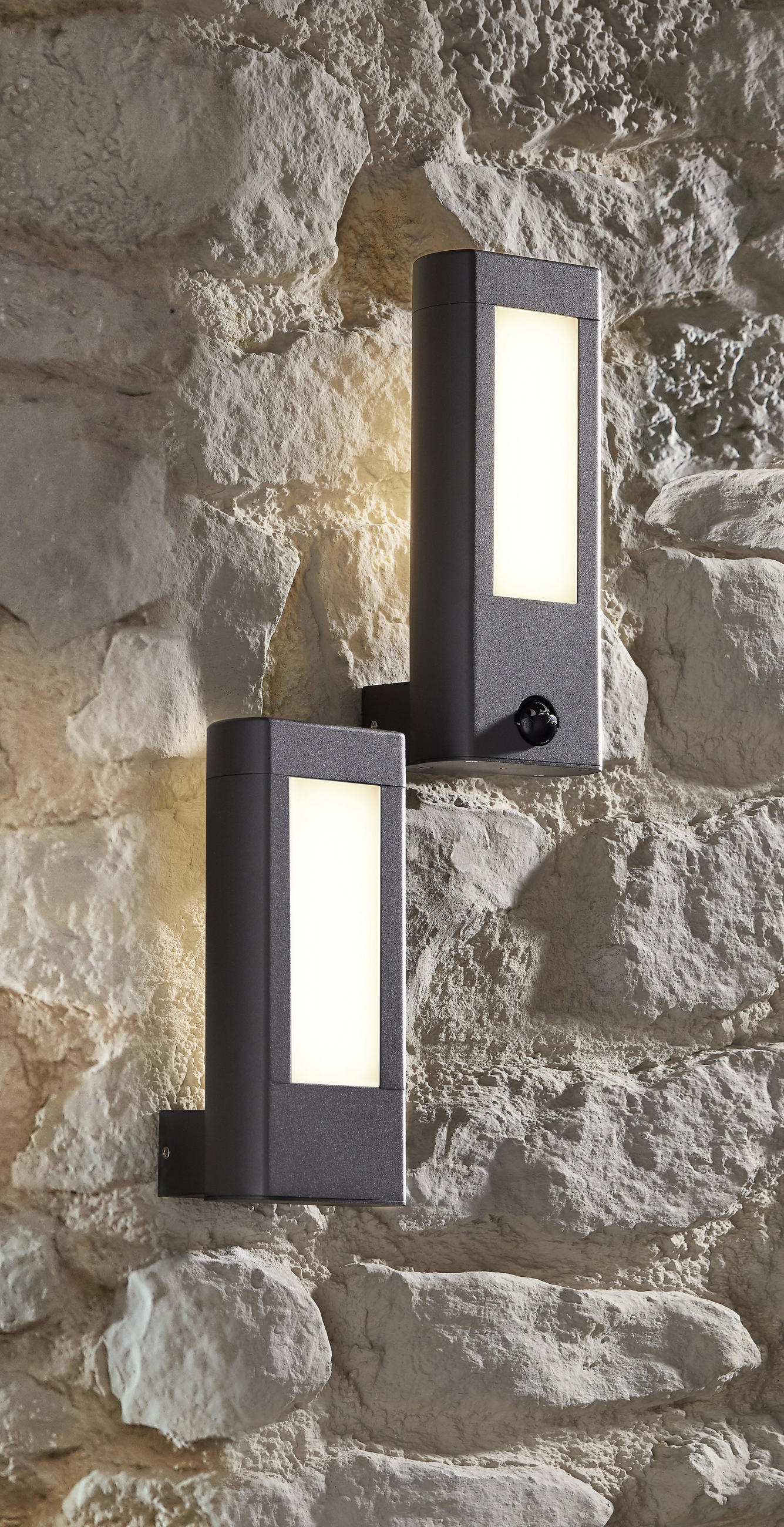 AUSSENWANDLEUCHTE - Anthrazit, Design, Metall (11/28/12cm) - Trio Leuchten