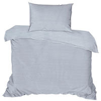 BETTWÄSCHE Satin 135/200 cm  - Grau, Basics, Textil (135/200cm)