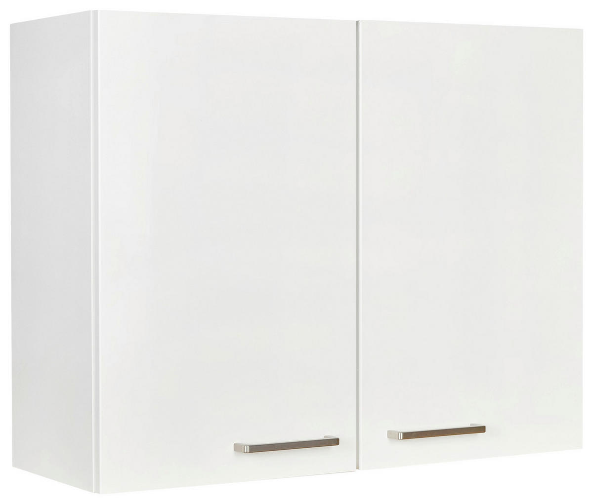 KÜCHENOBERSCHRANK 90/72/35 cm  in Weiß  - Edelstahlfarben/Weiß, MODERN, Holzwerkstoff (90/72/35cm) - Nobilia