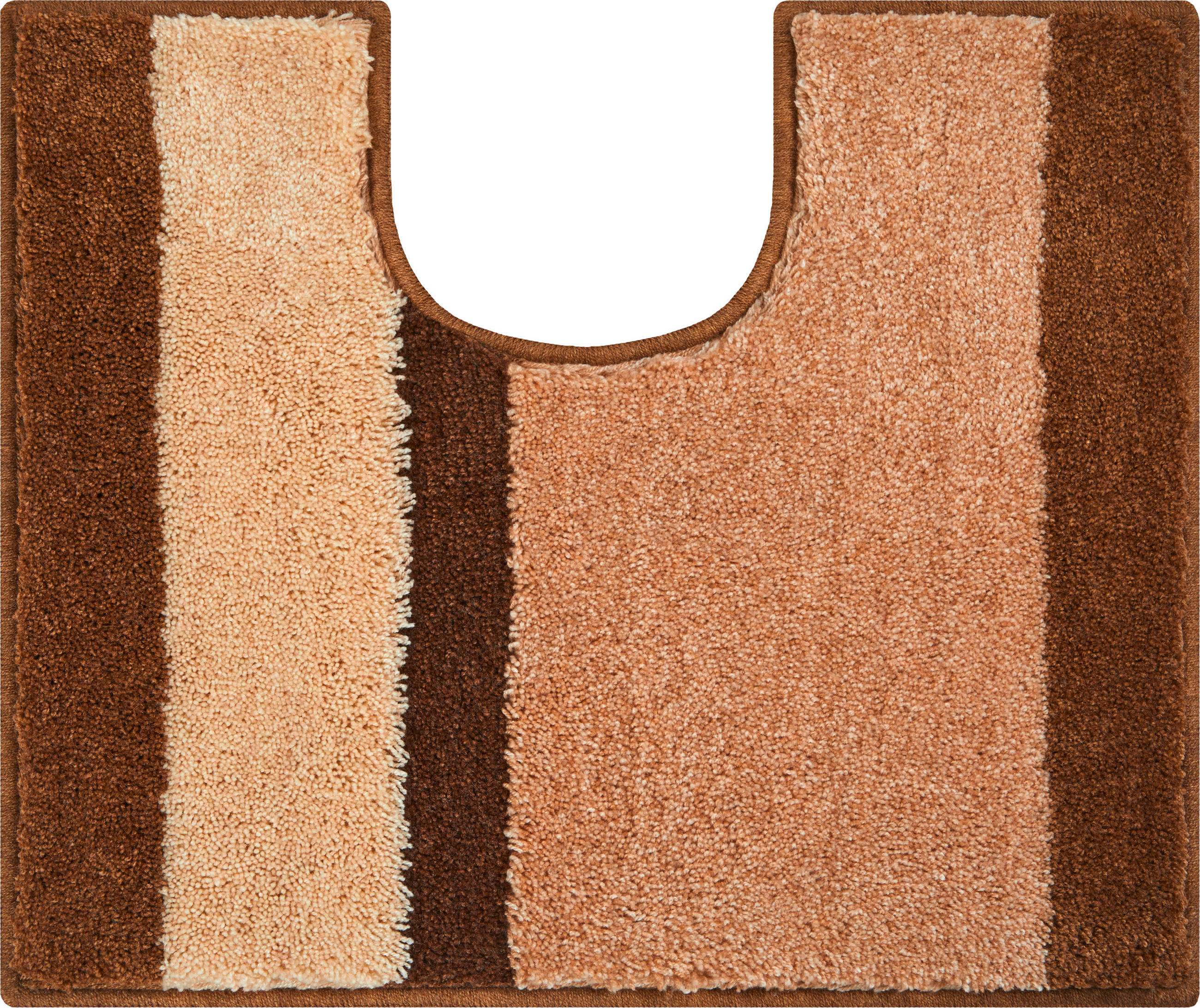 WC PŘEDLOŽKA, 49/60 cm - béžová, Basics, textil/plast (49/60cm) - Grund