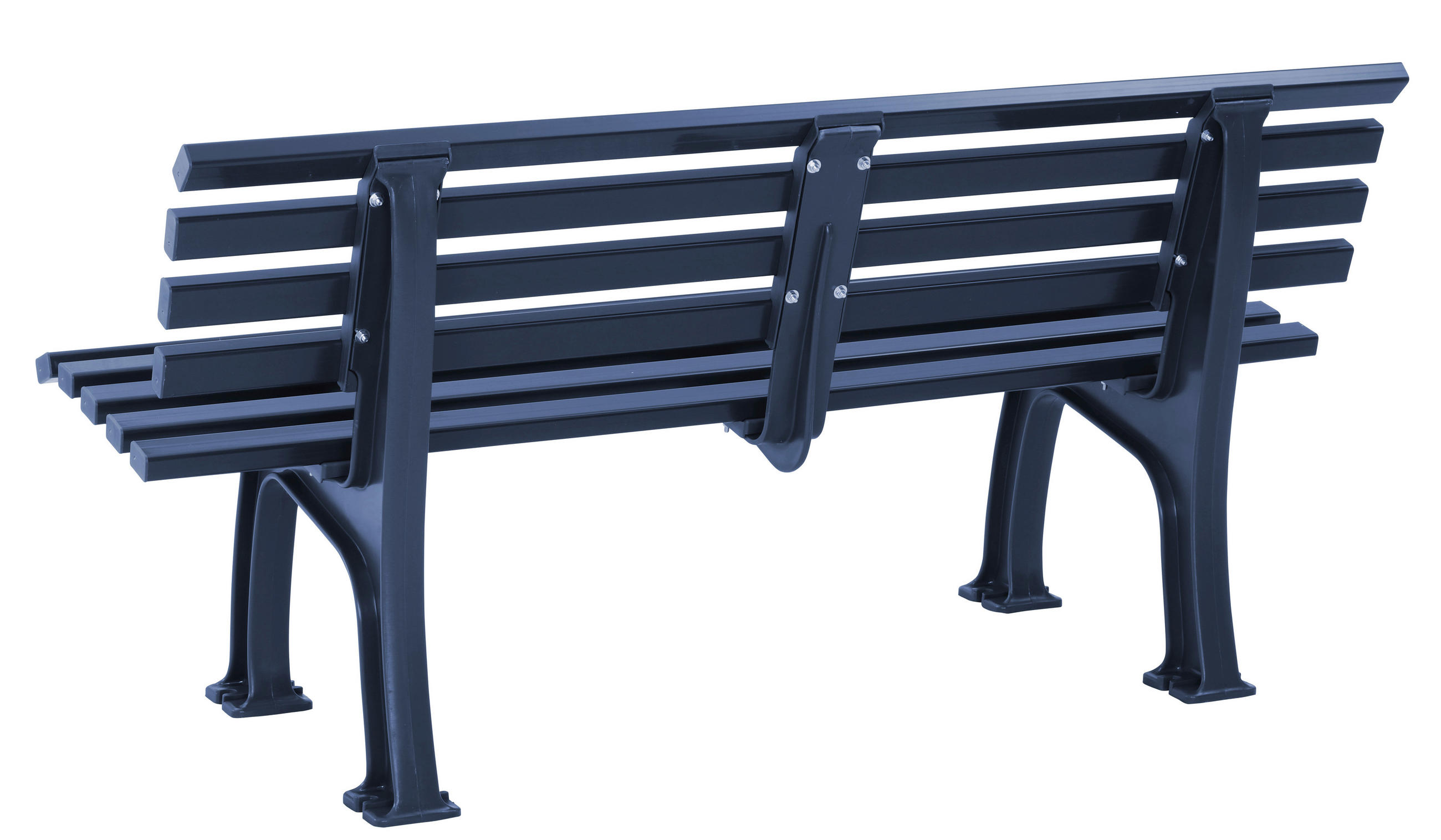 GARTENBANK 150/74/54 cm   - Blau, Basics, Kunststoff (150/74/54cm) - Modante