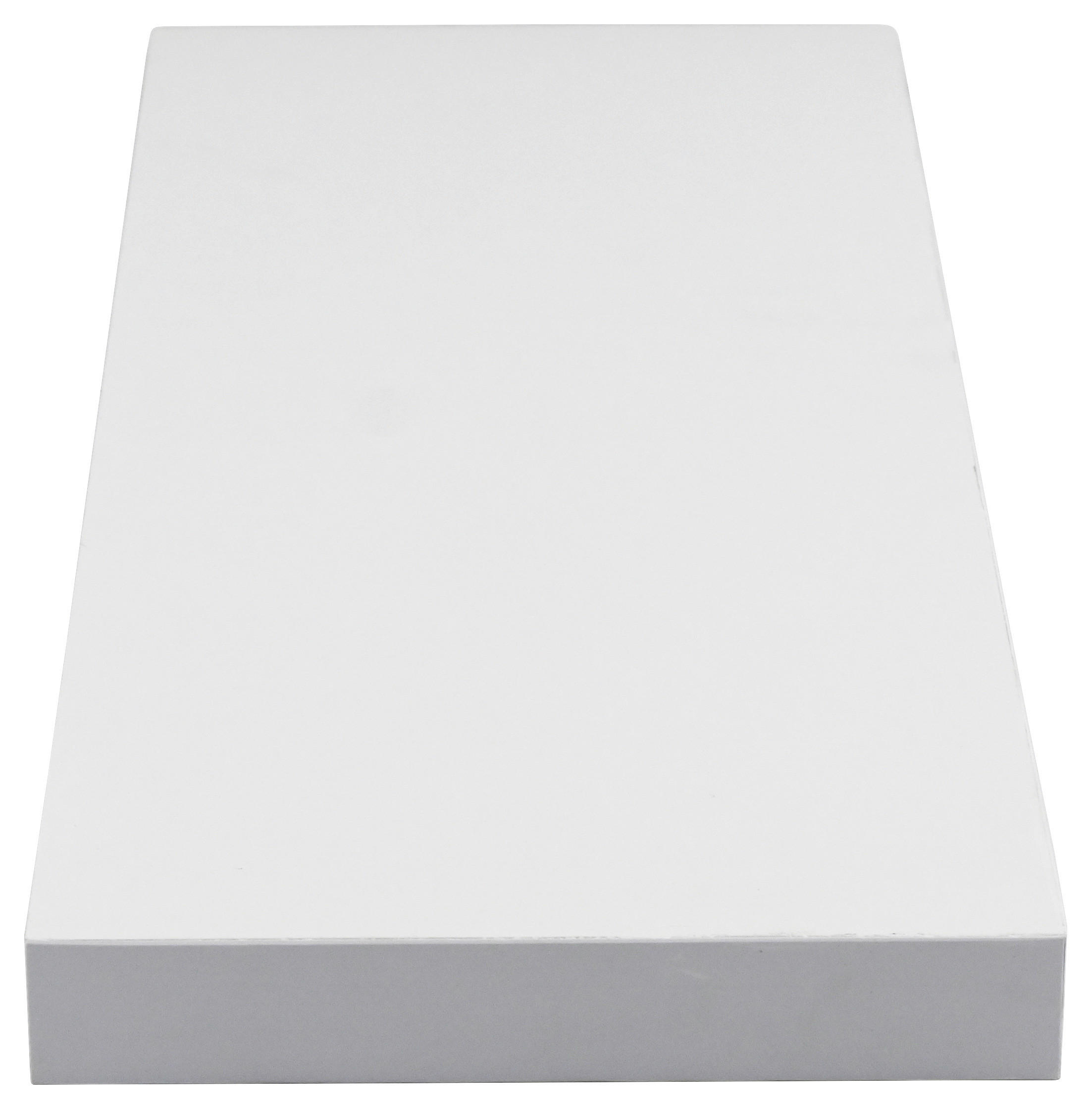 FALIPOLC 60/3,8/23,5 cm fehér  - fehér, Basics, faalapú anyag/fém (60/3,8/23,5cm) - Boxxx