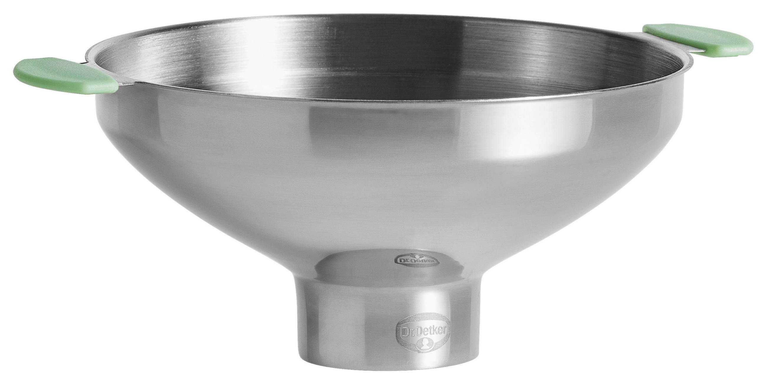 TRICHTER   - Grau/Grün, Basics, Kunststoff/Metall (13cm) - Dr.Oetker