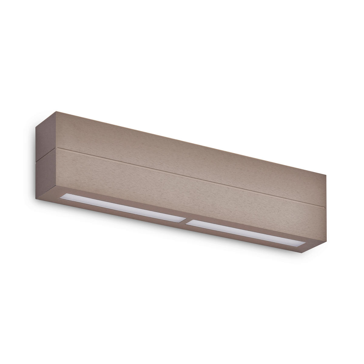LED-WANDLEUCHTE Aera  - Bronzefarben, Design, Metall (45/10/6,5cm) - Grossmann