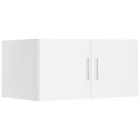 NADSTAVEC NA SKRIŇU, 80/40/54 cm - biela/chrómová, Design, kompozitné drevo/plast (80/40/54cm) - Xora
