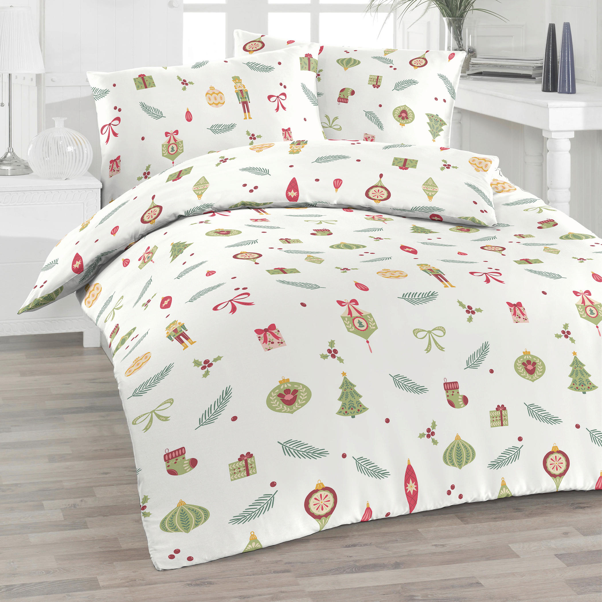 BETTWÄSCHE Flanell 140/200 cm  - Weiß, Design, Textil (140/200cm) - Florella