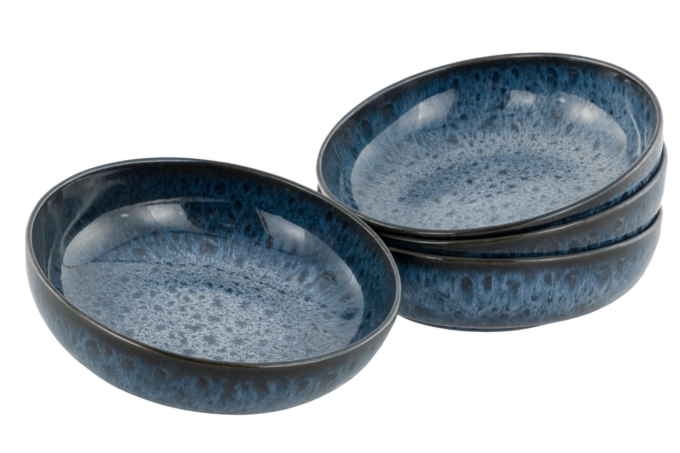 SCHÜSSELSET 4-teilig Allround Magic Blue   - Blau/Schwarz, Basics, Keramik (21/6cm) - Creatable