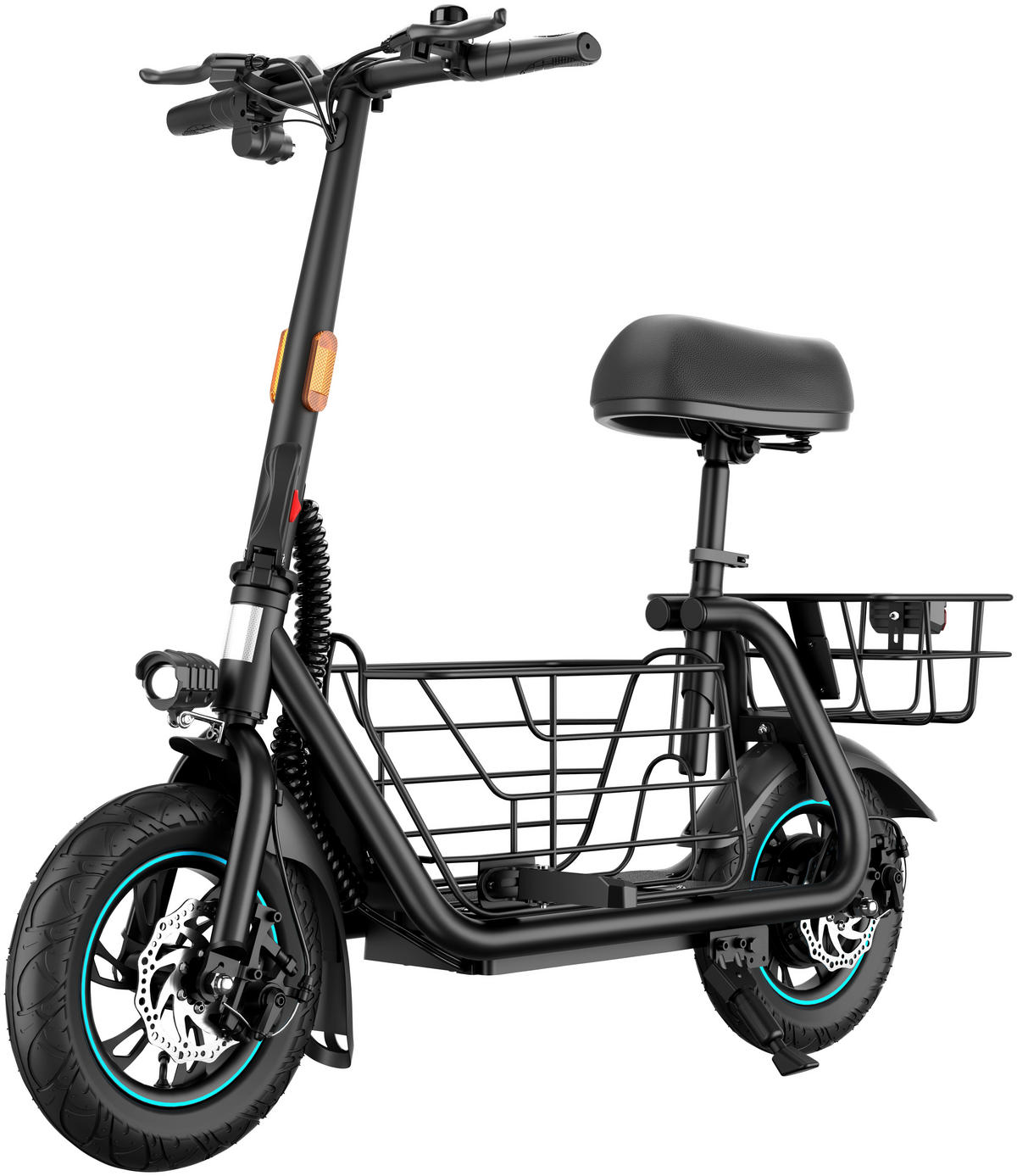 ELEKTROSCOOTER GYROOR EKS 88 CE  - Schwarz, KONVENTIONELL, Metall (123/53,5/99cm)
