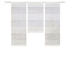 FLÄCHENVORHANG  3 Stück  blickdicht   30/80 cm  - Weiß, KONVENTIONELL, Textil (30/80cm)