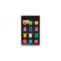 SET IDENTIFICATOARE PAHAR - Basics, plastic (12,5/19/2cm)