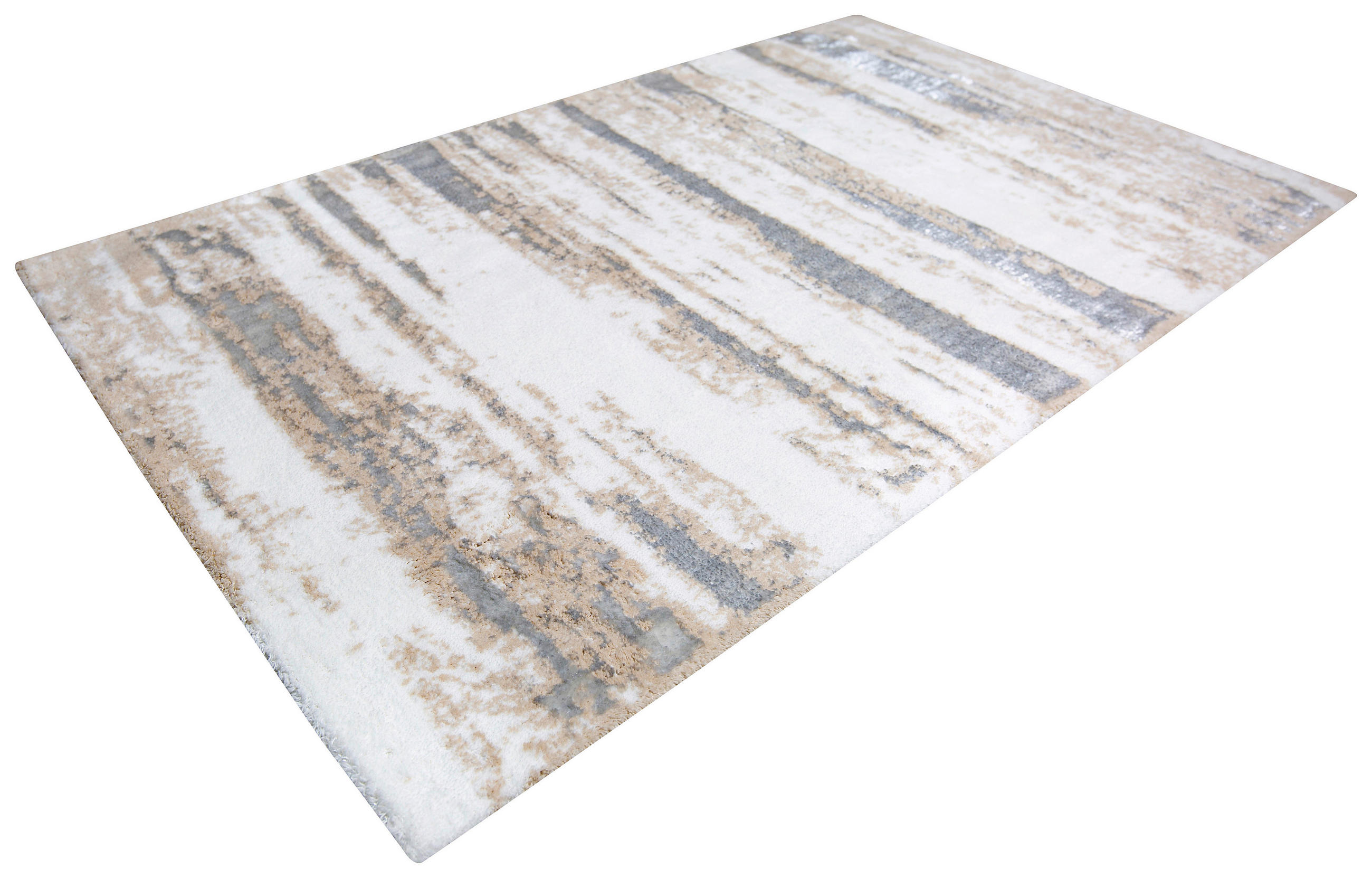 KUPAONSKI TEPIH prirodne boje, srebrne boje, bež  MANNE  - srebrne boje/prirodne boje, Konvencionalno, tekstil (70/120cm) - Esposa