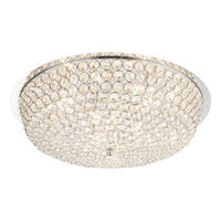 DECKENLEUCHTE 52/16 cm   - ROMANTIK / LANDHAUS, Glas/Metall (52/16cm) - Globo