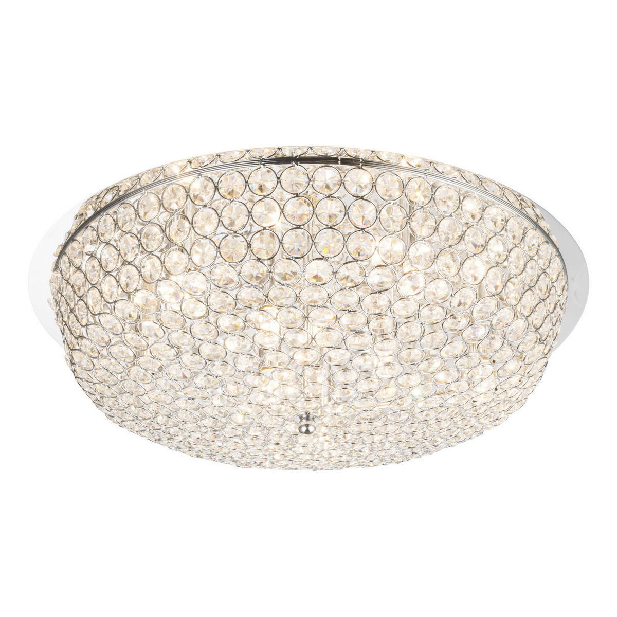 DECKENLEUCHTE 52/16 cm   - ROMANTIK / LANDHAUS, Glas/Metall (52/16cm) - Globo