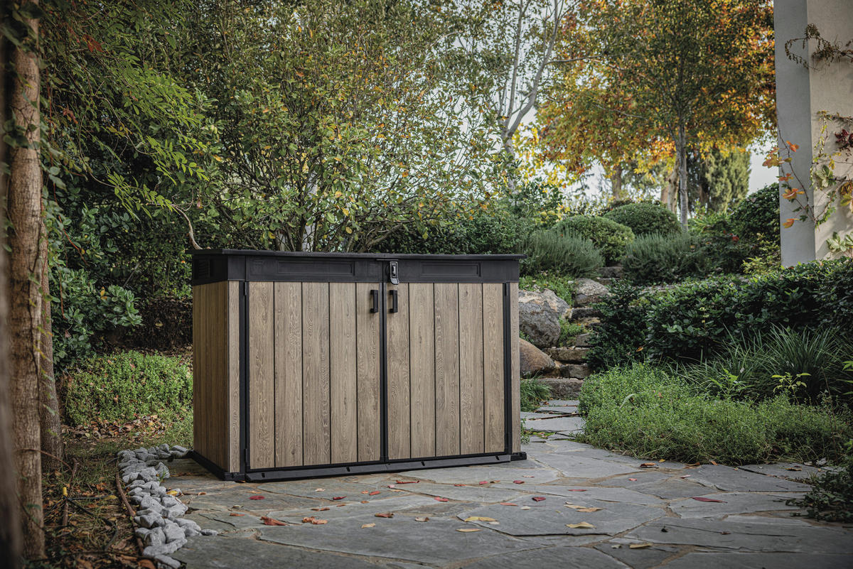 ÚLOŽNÝ BOX   - farba jaseňa, Basics, plast (190/132/109cm) - Ambia Garden